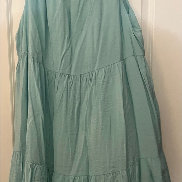 Flowy Teal Dress - Picture 1 of 4